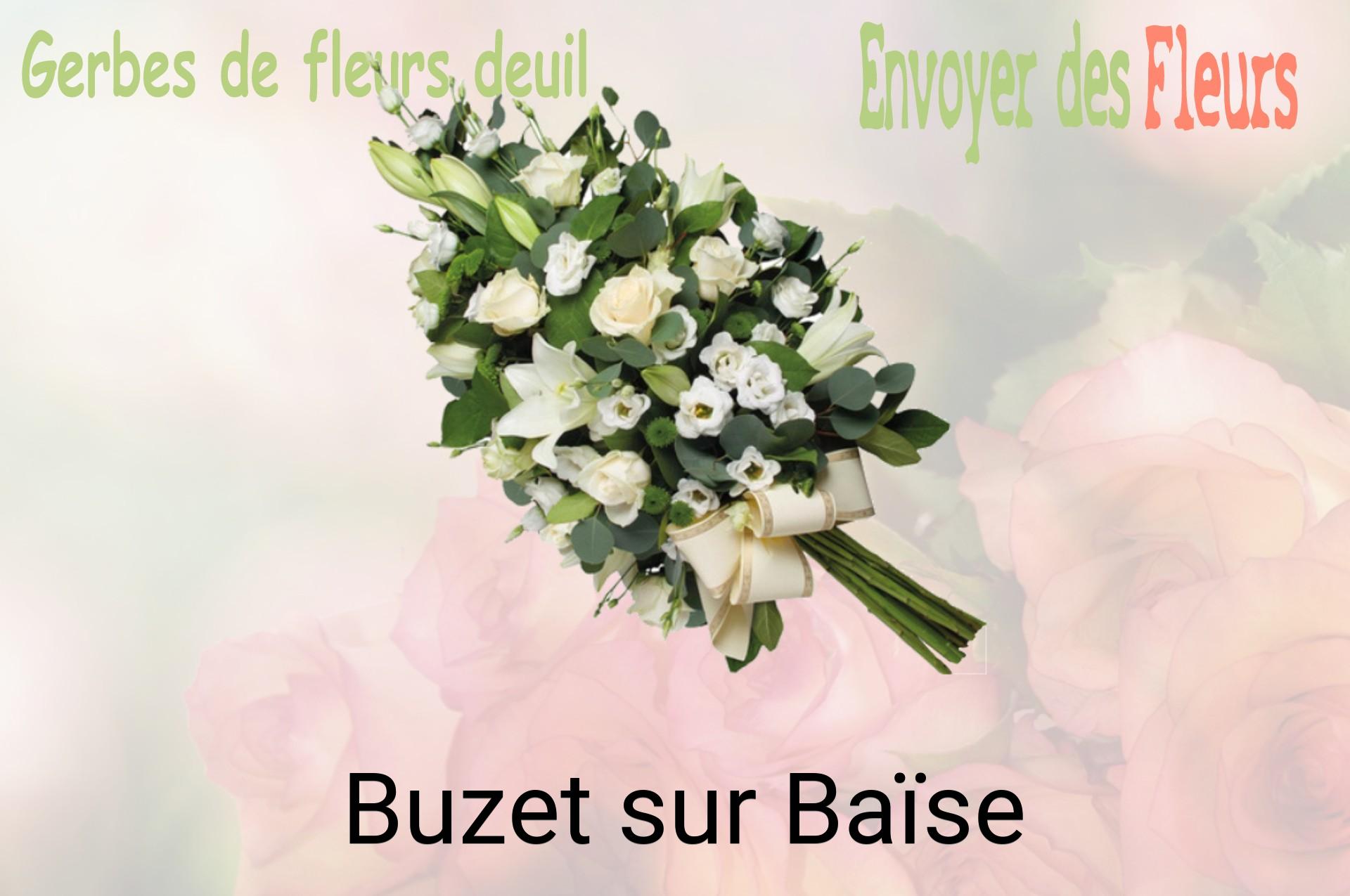 Gerbe de fleurs de deuil livrée à Buzet-sur-Baïse